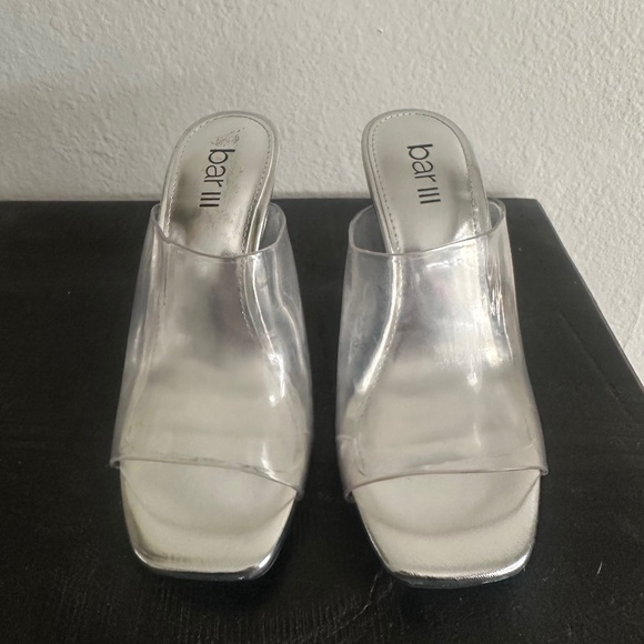 Bar lll Clear Mules - Picture 1 of 5